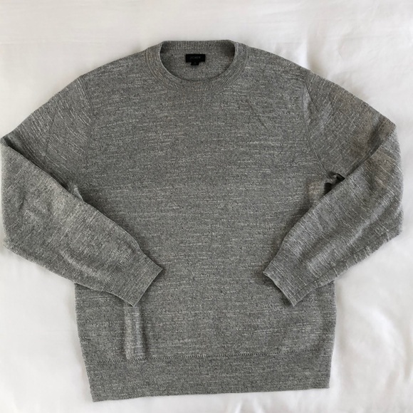 J. Crew Other - J Crew Rugged Cotton Sweater - Grey Size Medium